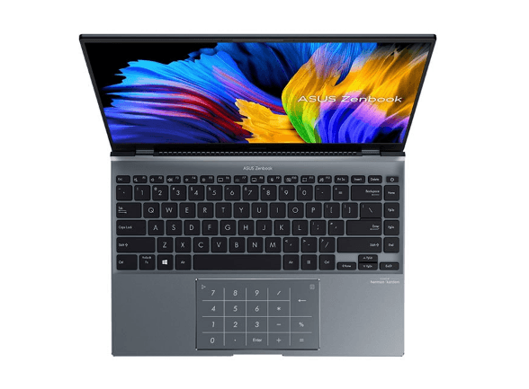 NOTEBOOK Asus, "Zenbook 14X" 14.0 inch, i7-12700H, 16 GB DDR4, SSD 512 GB, Intel Iris Xe Graphics, Windows 11 Pro, "UX5401ZA-L7015X" ( — miniatură