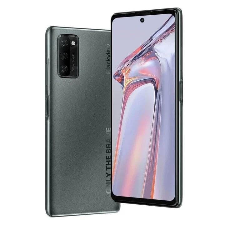 SMARTphone Blackview, "A100" ecran 6.67 inch, dual sim, rez. camera 12 Mpix, memorie interna 128 GB, 4G, Android, acumulator 4680 mAh, negru, "A100 BLACK"