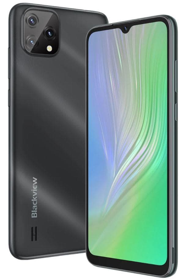 SMARTphone Blackview, "A55" ecran 6.53 inch, dual sim, rez. camera 8 Mpix, memorie interna 16 GB, 4G, Android, acumulator 4780 mAh, negru, "A55 BLACK"