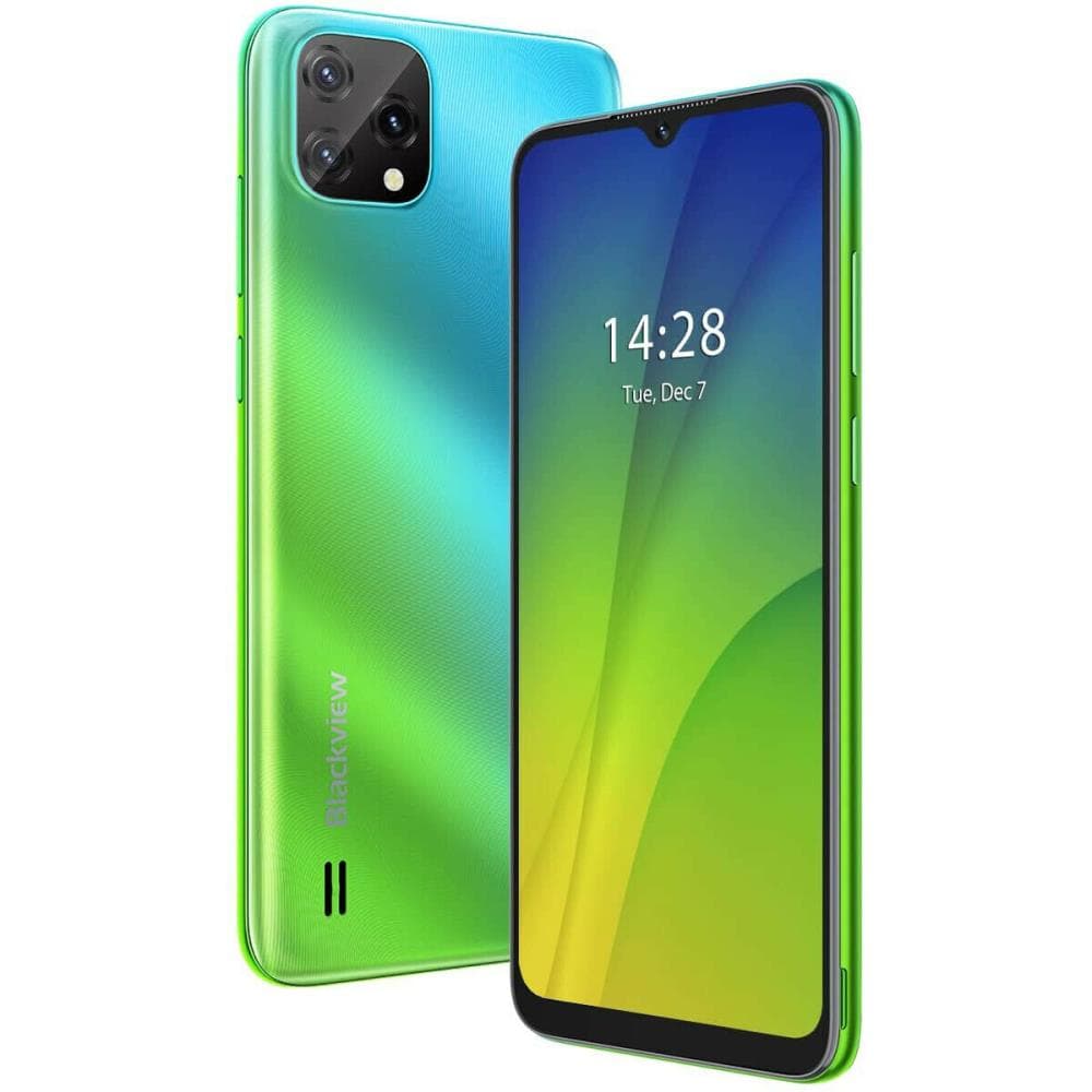 SMARTphone Blackview, "A55" ecran 6.53 inch, dual sim, rez. camera 8 Mpix, memorie interna 16 GB, 4G, Android, acumulator 4780 mAh, verdealbastru, "A55 SUMMER MOJITO"