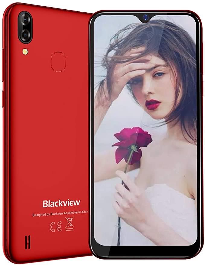 SMARTphone Blackview, "A60" ecran 6.1 inch, dual sim, rez. camera 8 Mpix, memorie interna 16 GB, 4G, Android, acumulator 4092 mAh, rosu, "A60 PRO RED"