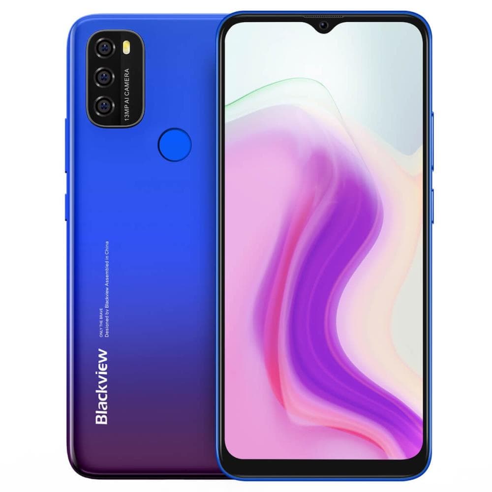 SMARTphone Blackview, "A70 PRO" ecran 6.57 inch, dual sim, rez. camera 13 Mpix, memorie interna 32 GB, 4G, Android, acumulator 5380 mAh, albastru, "A70 PRO BLUE"