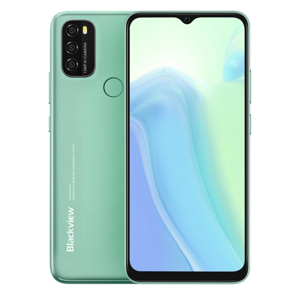 SMARTphone Blackview, "A70 PRO" ecran 6.57 inch, dual sim, rez. camera 13 Mpix, memorie interna 32 GB, 4G, Android, acumulator 5380 mAh, verde, "A70 PRO GREEN"