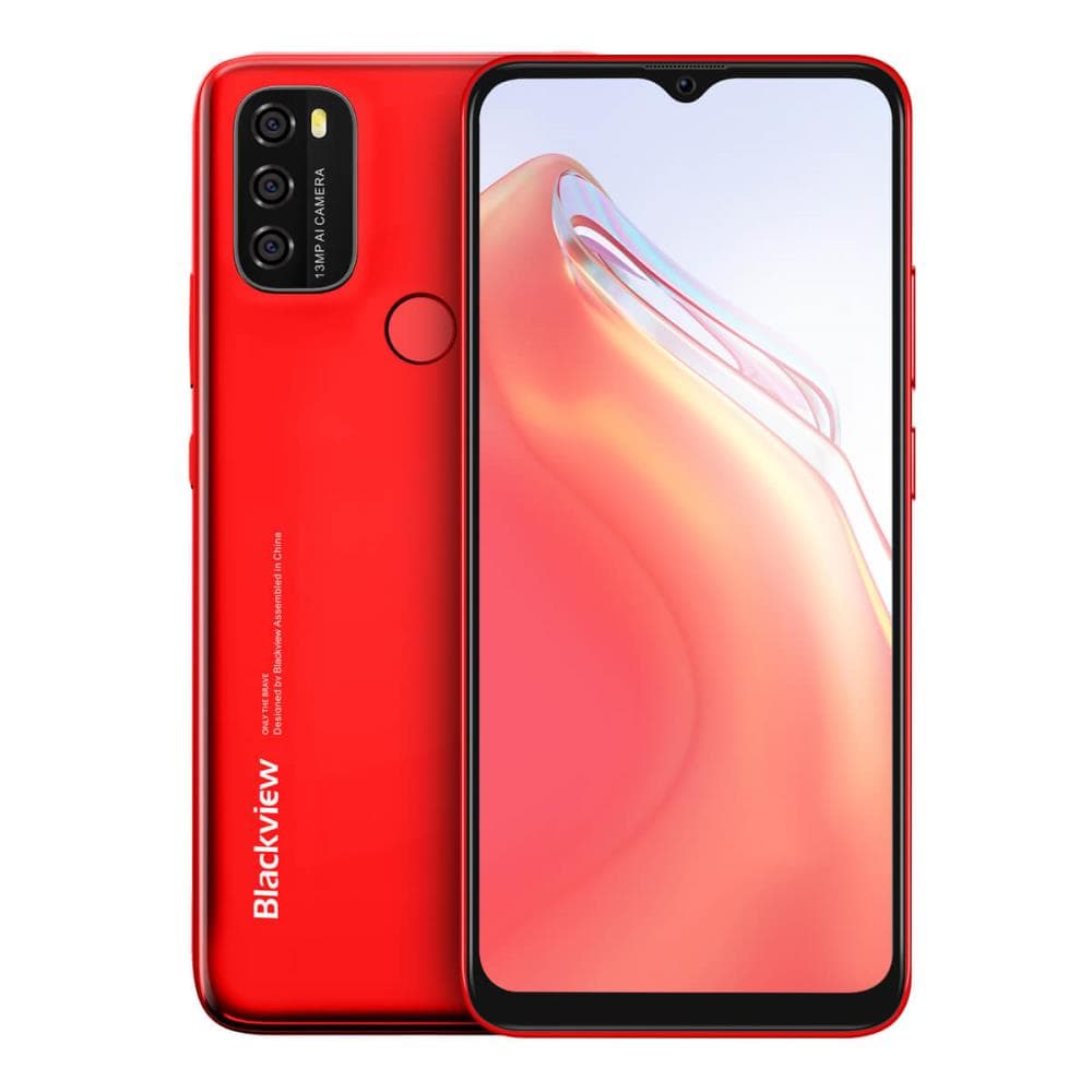 SMARTphone Blackview, "A70 PRO" ecran 6.57 inch, dual sim, rez. camera 13 Mpix, memorie interna 32 GB, 4G, Android, acumulator 5380 mAh, rosu, "A70 PRO RED"