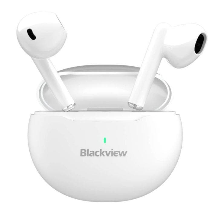 CASTI Blackview AIRBUDS 6, pt. smartphone, wireless, intraauriculare - butoni, microfon pe casca, conectare prin Bluetooth 5.0, alb, "AIRBUDS 6 WHITE"