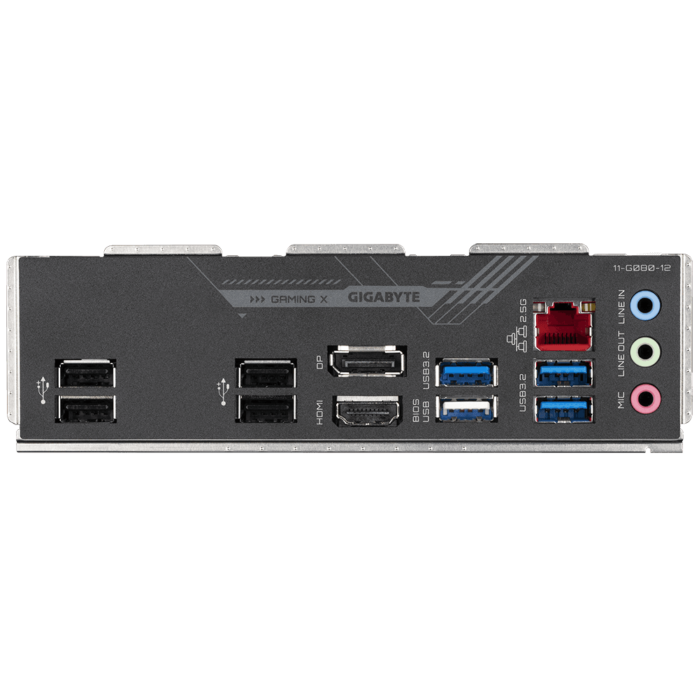 PLACA de BAZA Gigabyte "B660M GAMING X DDR4", skt LGA 1700, mATX, Intel B660, 4 x DDR4, max. 128 GB, 4 x SATA, 2 x M.2, 7.1, "B660M GAMING X DDR4" — miniatură