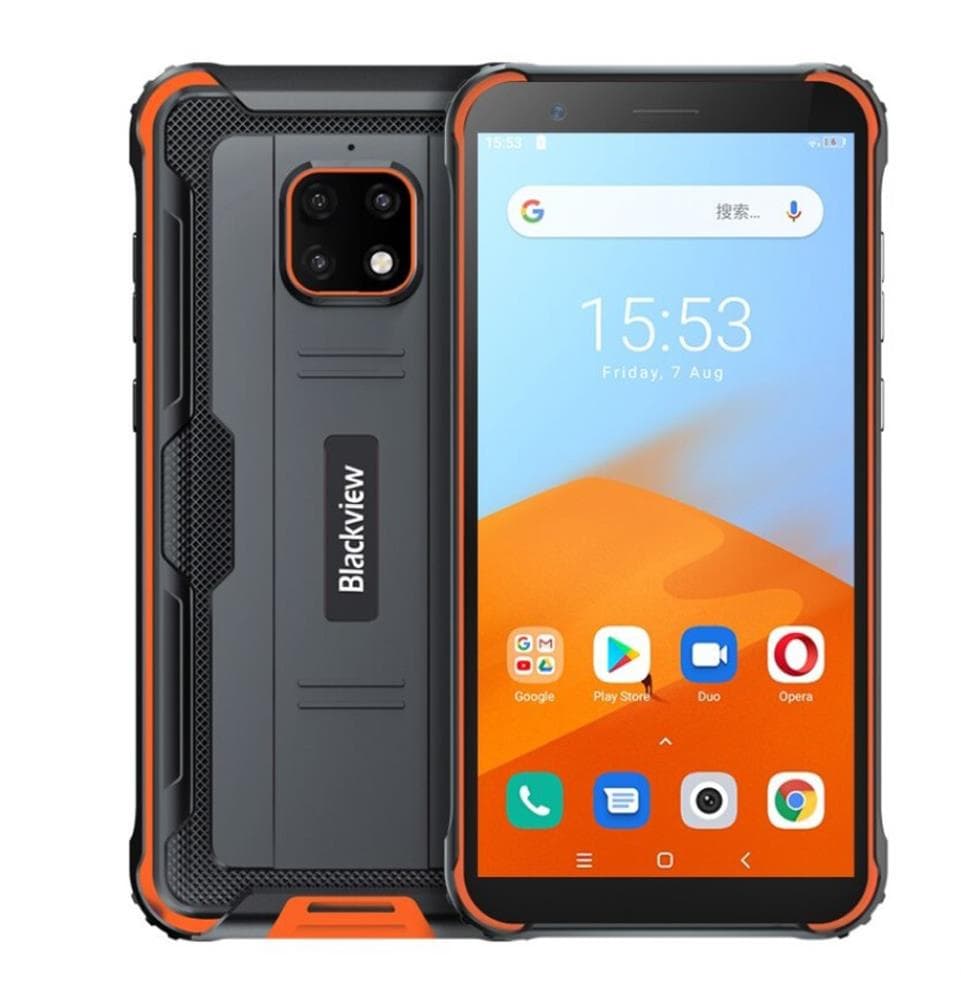 SMARTphone Blackview, "BV4900" ecran 5.70 inch, dual sim, rez. camera 8 Mpix, memorie interna 32 GB, 4G, Android, acumulator 5580 mAh, portocaliu, "BV4900 ORANGE"