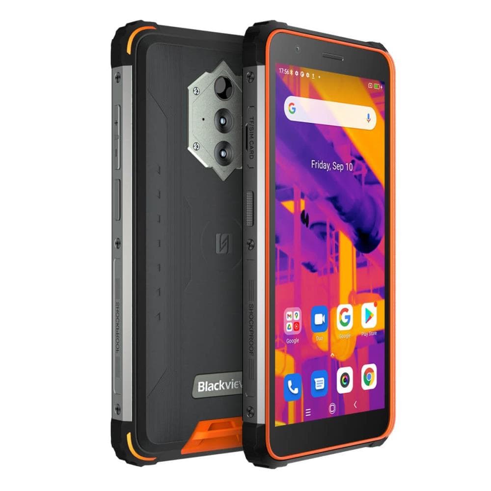 SMARTphone Blackview, "BV6600 PRO" ecran 5.70 inch, dual sim, rez. camera 16 Mpix, memorie interna 64 GB, 4G, Android, acumulator 8580 mAh, portocaliu, "BV6600 PRO ORANGE"