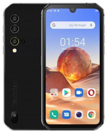 SMARTphone Blackview, "BV9900E" ecran 5.84 inch, dual sim, rez. camera 48 Mpix, memorie interna 128 GB, 4G, Android, acumulator 4380 mAh, gri, "BV9900E SILVER"