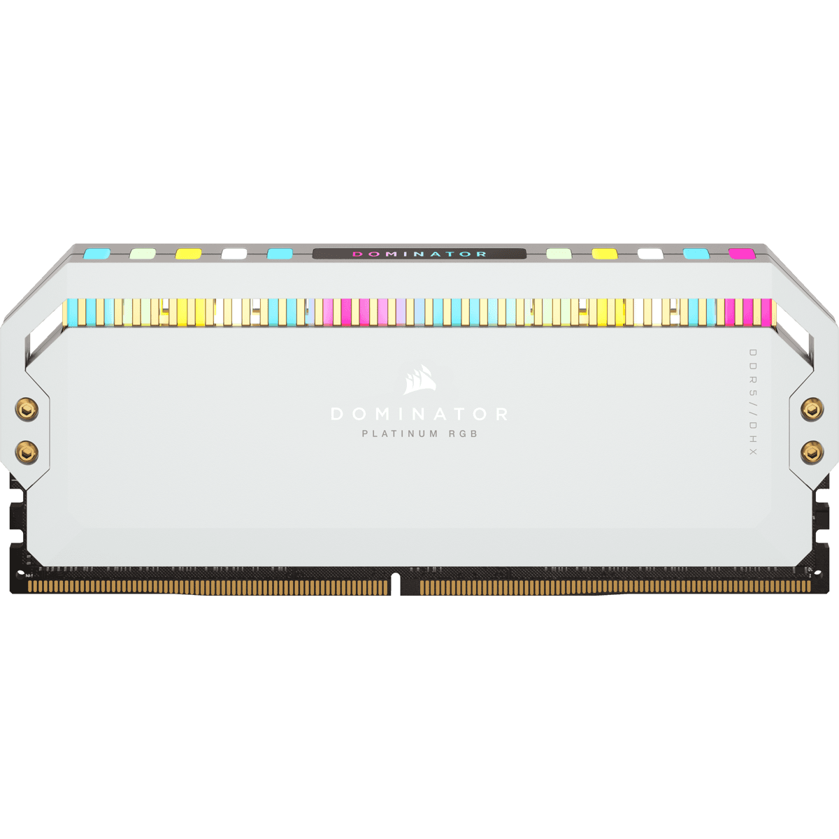 Memorie DDR Corsair DOMINATOR PLATINUM DDR5 32 GB, frecventa 5600 Mhz, 16 GB x 2 module, radiator, iluminare RGB, "CMT32GX5M2B5600C36W" — miniatură