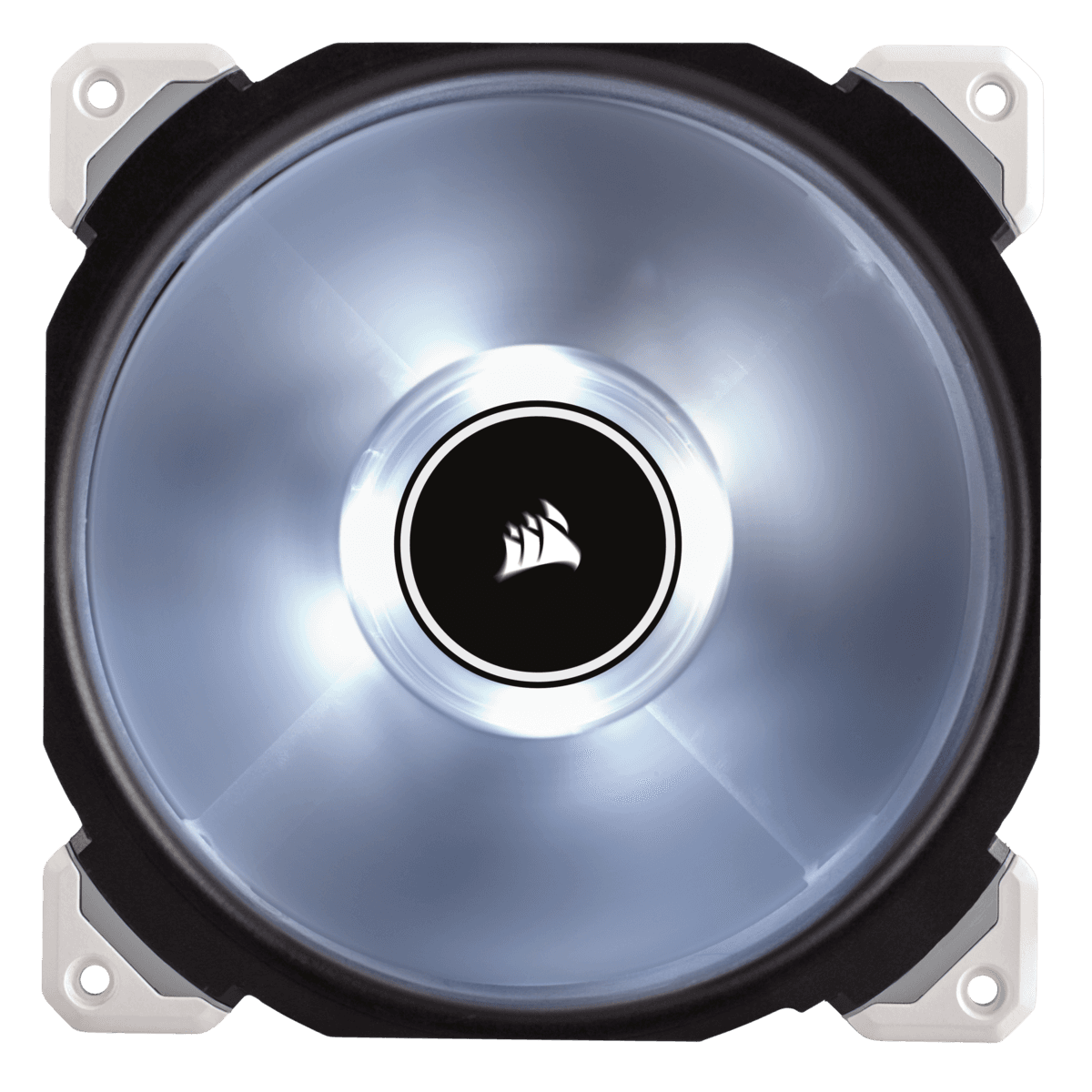 VENTILATOR CORSAIR, "ML140 PRO LED", pt carcasa PC, 140 mm, 2000 rpm, LED alb, 1 ventilator, "CO-9050046-WW" — miniatură