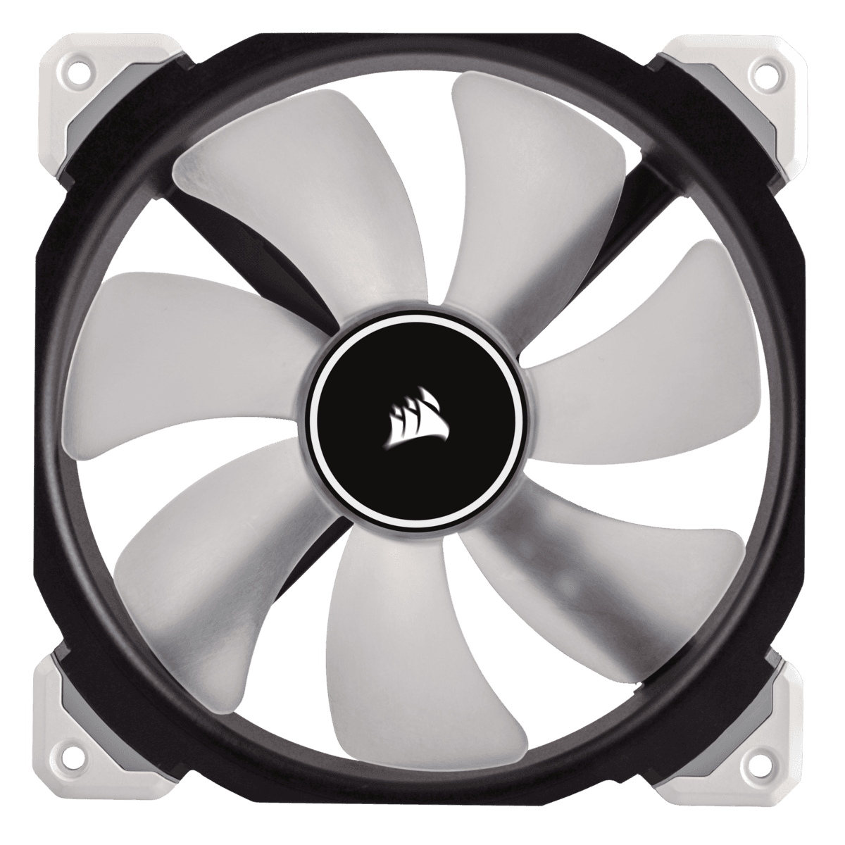 VENTILATOR CORSAIR, "ML140 PRO LED", pt carcasa PC, 140 mm, 2000 rpm, LED alb, 1 ventilator, "CO-9050046-WW" — miniatură