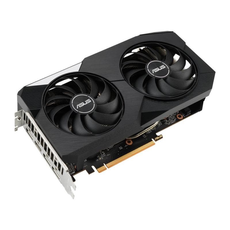 PLACA VIDEO ASUS "Radeon RX 6650 XT", 8 GB GDDR6 128 biti, PCI Express 4.0 x 16, HDMI DisplayPort x 3, sistem racire aer, "DUAL-RX6650XT-O8G" — miniatură