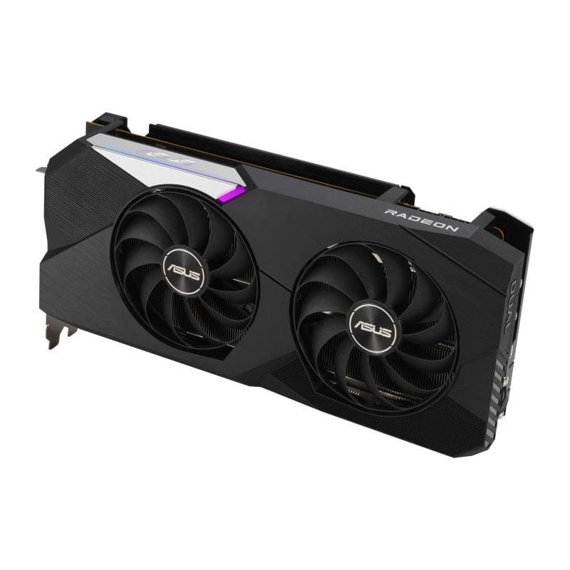 PLACA VIDEO ASUS "Radeon RX 6750 XT OC", 12 GB GDDR6 192 biti, PCI Express 4.0 x 16, HDMI DisplayPort x 3, sistem racire aer, "DUAL-RX6750XT-O12G" — miniatură