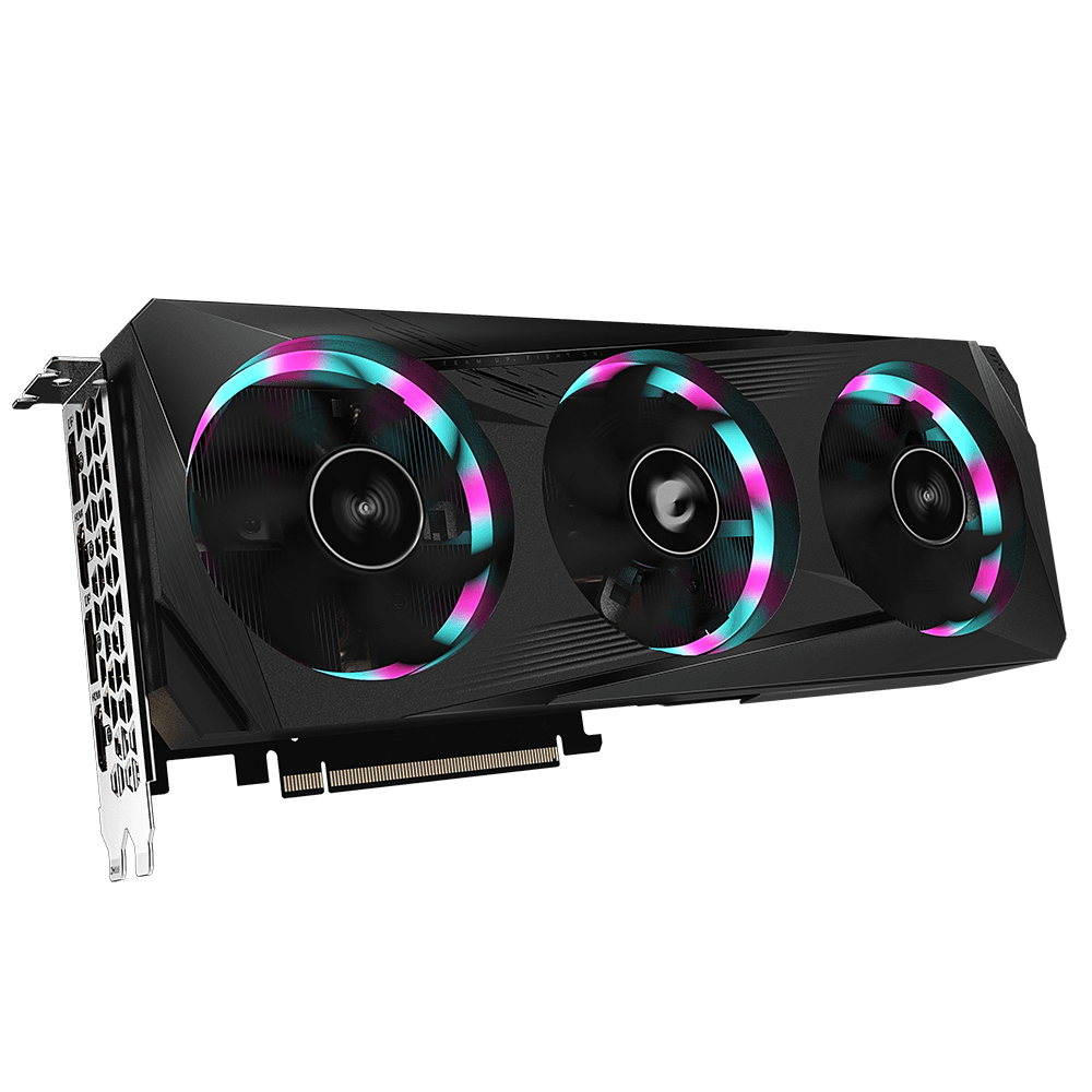 PLACA VIDEO GIGABYTE "AORUS GeForce RTX 3050 ELITE 8G", 8 GB GDDR6 128 biti, PCI Express 4.0 x 16, HDMI x 2 DisplayPort x 2, sistem racire aer, "N3050AORUS E-8GD" — miniatură