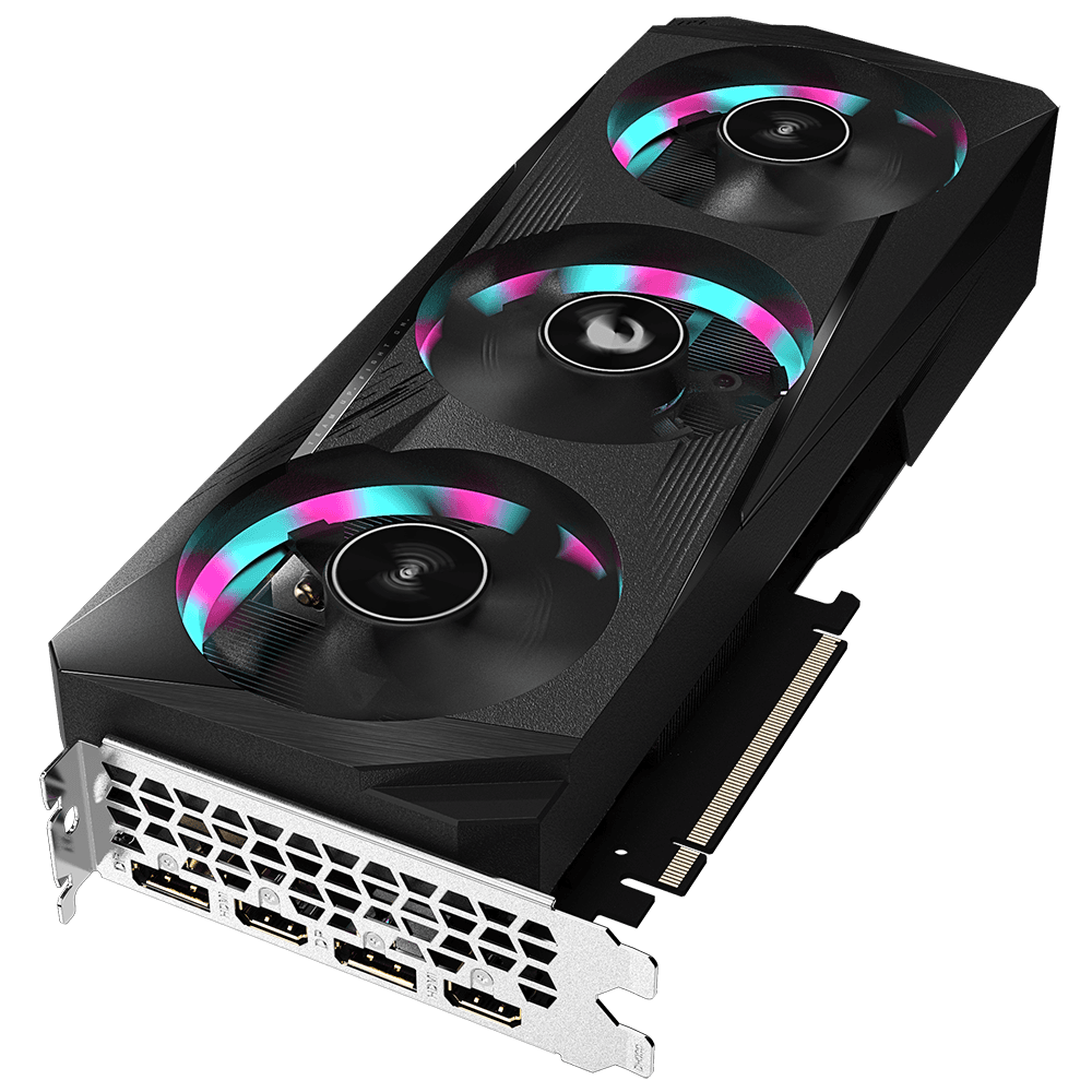 PLACA VIDEO GIGABYTE "AORUS GeForce RTX 3050 ELITE 8G", 8 GB GDDR6 128 biti, PCI Express 4.0 x 16, HDMI x 2 DisplayPort x 2, sistem racire aer, "N3050AORUS E-8GD" — miniatură