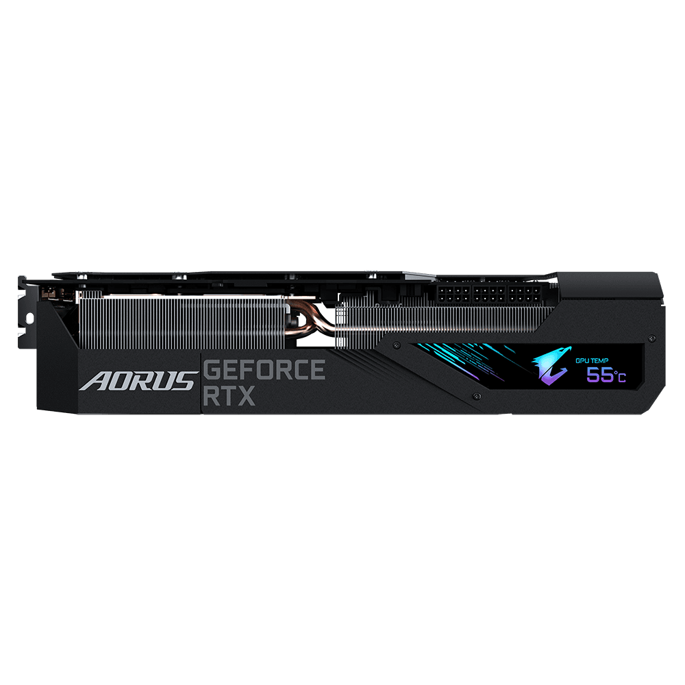 PLACA VIDEO GIGABYTE "AORUS GeForce RTX 3080 MASTER", 10 GB GDDR6X 320 biti, PCI Express 4.0 x 16, HDMI x 3 DisplayPort x 3, sistem racire aer, "N3080AORUS M-10GD 3.0" — miniatură