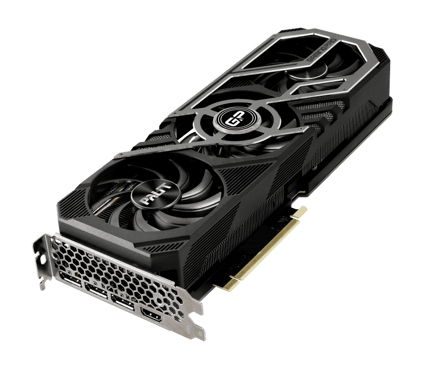 PLACA VIDEO PALIT "GeForce RTX 3070 GamingPro", 8 GB GDDR6 256 biti, PCI Express 4.0 x 16, HDMI DisplayPort x 3, sistem racire aer, "NE63070019P2-1041A" — miniatură