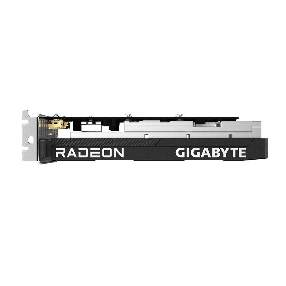 PLACA VIDEO GIGABYTE "Radeon RX 6400 D6", 4 GB GDDR6 64 biti, PCI Express 4.0 x 4, HDMI DisplayPort, sistem racire aer, "R64D6-4GL" — miniatură