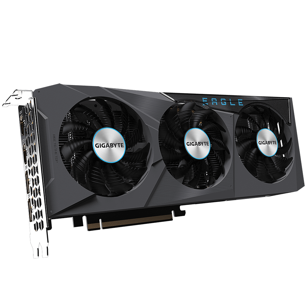 PLACA VIDEO GIGABYTE "Radeon RX 6650 XT EAGLE", 8 GB GDDR6 128 biti, PCI Express 4.0 x 16, HDMI x 2 DisplayPort x 2, sistem racire aer, "R665XTEAGLE-8G" — miniatură