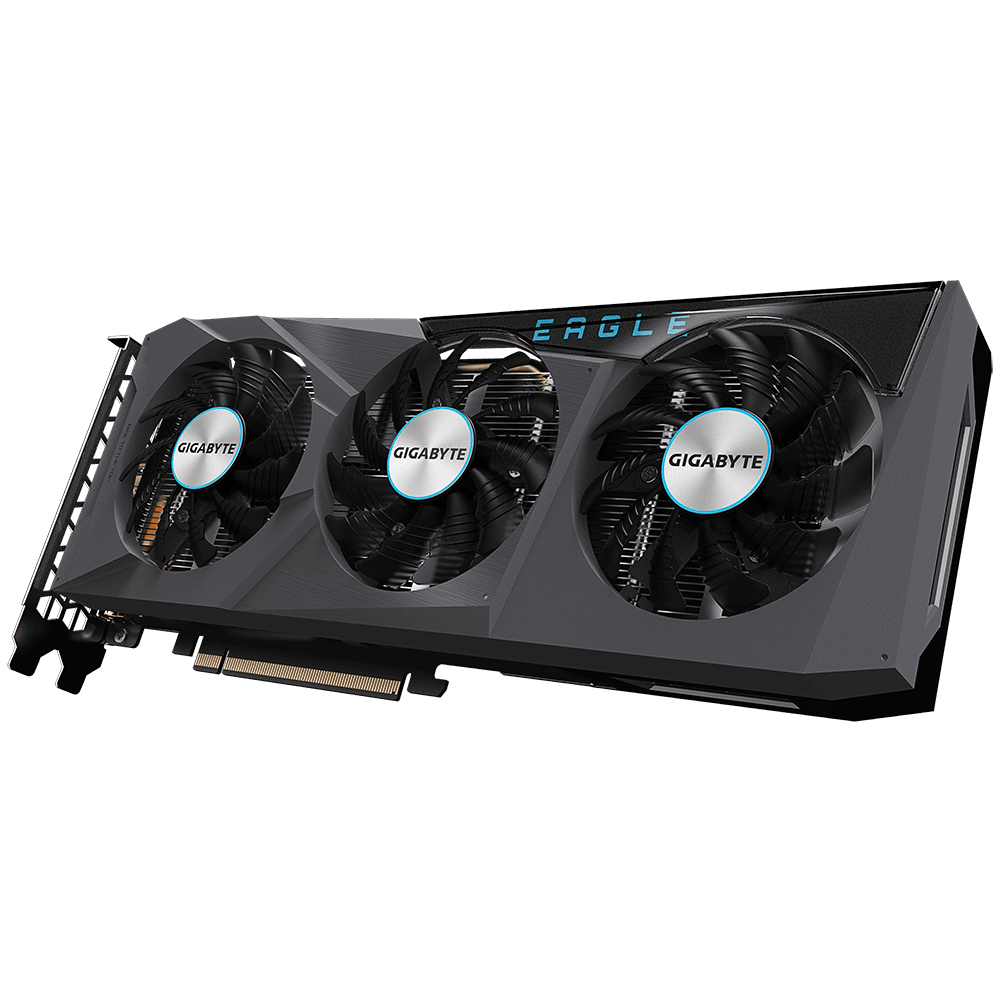 PLACA VIDEO GIGABYTE "Radeon RX 6650 XT EAGLE", 8 GB GDDR6 128 biti, PCI Express 4.0 x 16, HDMI x 2 DisplayPort x 2, sistem racire aer, "R665XTEAGLE-8G" — miniatură