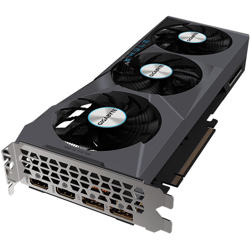 PLACA VIDEO GIGABYTE "Radeon RX 6650 XT EAGLE", 8 GB GDDR6 128 biti, PCI Express 4.0 x 16, HDMI x 2 DisplayPort x 2, sistem racire aer, "R665XTEAGLE-8G" — miniatură
