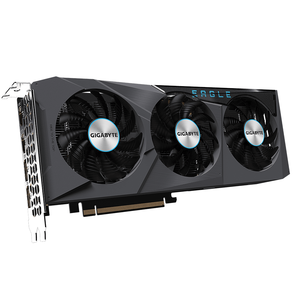 PLACA VIDEO GIGABYTE "Radeon RX 6600 EAGLE 8G", 8 GB GDDR6 128 biti, PCI Express 4.0 x 16, HDMI x 2 DisplayPort x 2, sistem racire aer, "R66EAGLE-8GD" — miniatură