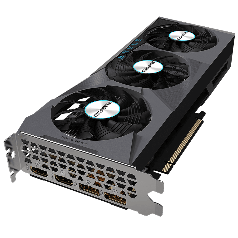 PLACA VIDEO GIGABYTE "Radeon RX 6600 EAGLE 8G", 8 GB GDDR6 128 biti, PCI Express 4.0 x 16, HDMI x 2 DisplayPort x 2, sistem racire aer, "R66EAGLE-8GD" — miniatură