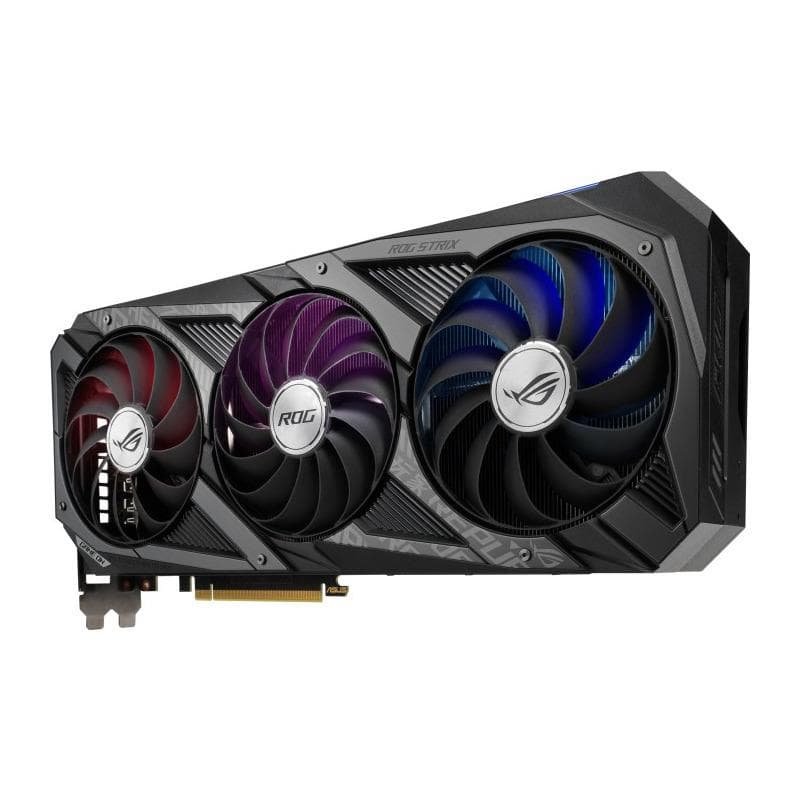 PLACA VIDEO ASUS "ROG Strix GeForce RTX 3090 OC", 24 GB GDDR6X 384 biti, PCI Express 4.0 x 16, HDMI x 2 DisplayPort x 3, sistem racire aer, "RS RTX3090-O24G" — miniatură