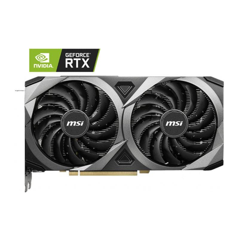 PLACA VIDEO MSI "GeForce RTX 3060 Ti VENTUS 2X V1", 8 GB GDDR6 256 biti, PCI Express 4.0 x 16, HDMI DisplayPort x 3, sistem racire aer, "RTX3060TI VE 2X V1"