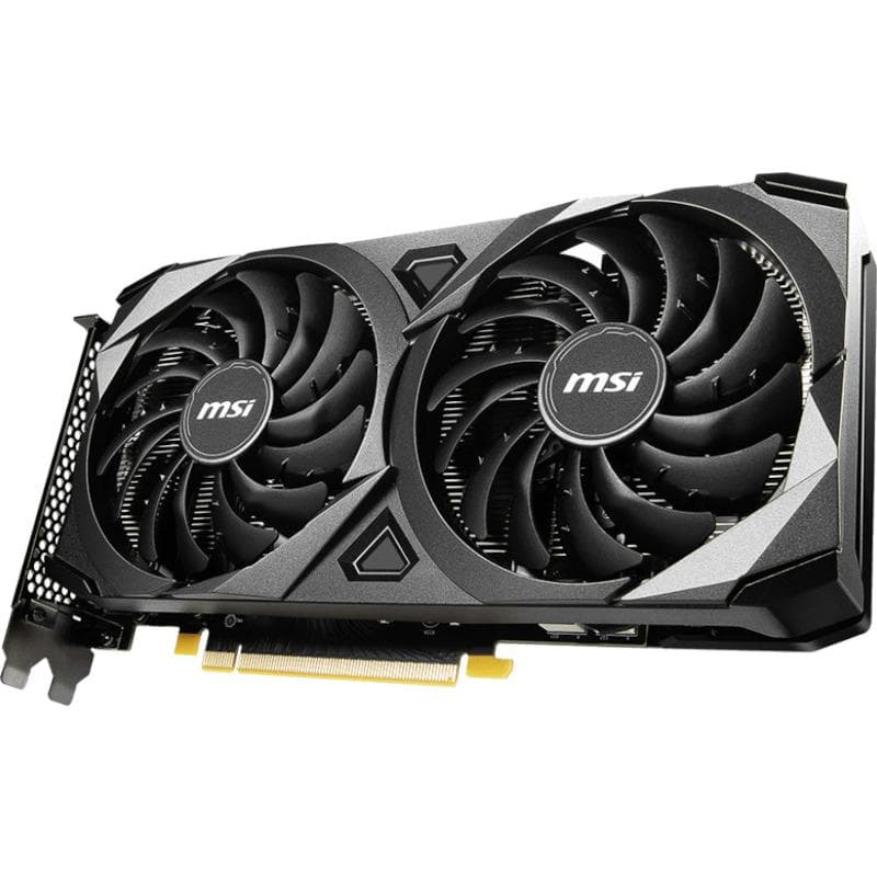 PLACA VIDEO MSI "GeForce RTX 3060 Ti VENTUS 2X V1", 8 GB GDDR6 256 biti, PCI Express 4.0 x 16, HDMI DisplayPort x 3, sistem racire aer, "RTX3060TI VE 2X V1" — miniatură