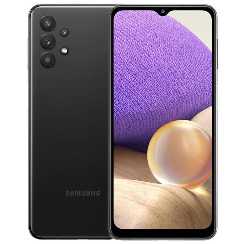 SMARTphone Samsung, "Galaxy A32" ecran 6.5 inch, dual sim, rez. camera 64 Mpix, memorie interna 128 GB, 4G, Android, acumulator 5000 mAh, negru, "SM-A326BZKV"