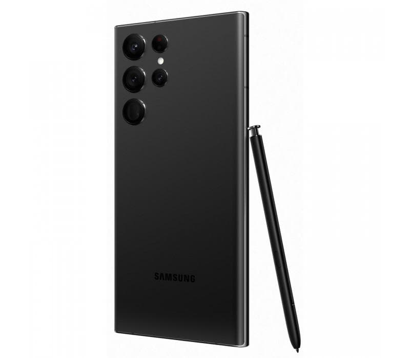 SMARTphone Samsung, "Galaxy S22 ULTRA 5G" ecran 6.8 inch, dual sim, rez. camera 10 Mpix, memorie interna 512 GB, 5G, Android, acumulator 3700 mAh, negru, "SM-S908BZKH" — miniatură