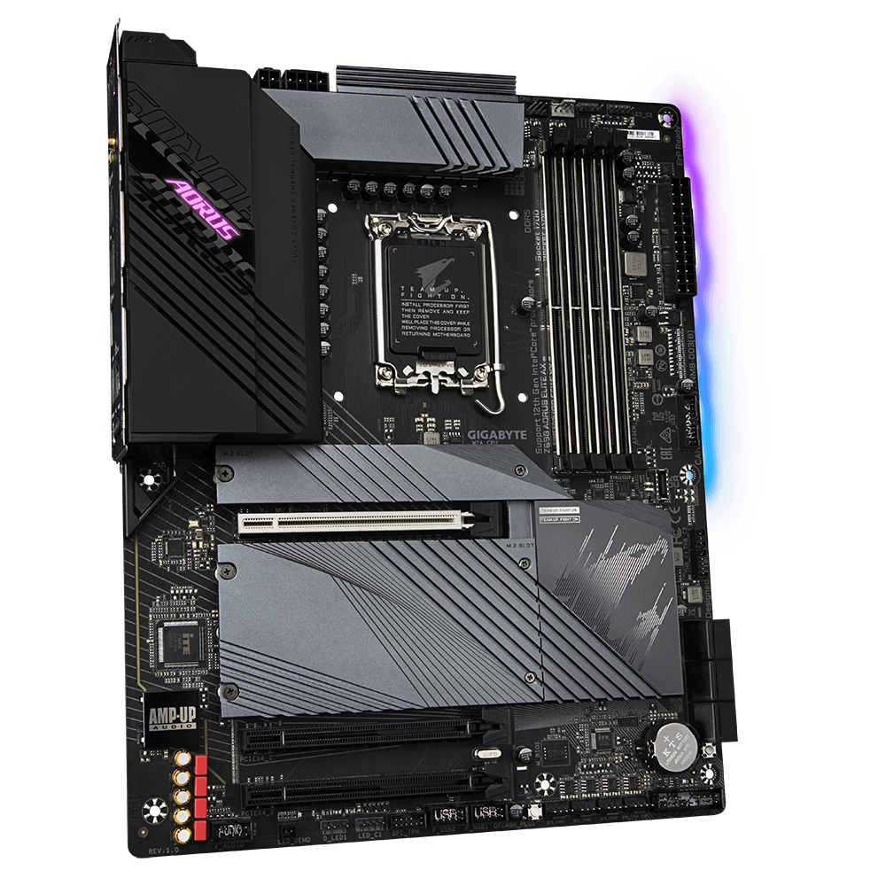 PLACA de BAZA Gigabyte "Z690 AORUS ELITE AX", skt LGA 1700, ATX, Intel Z690, 4 x DDR5, max. 128 GB, 6 x SATA, 4 x M.2, 7.1, "Z690 AORUS ELITE AX"