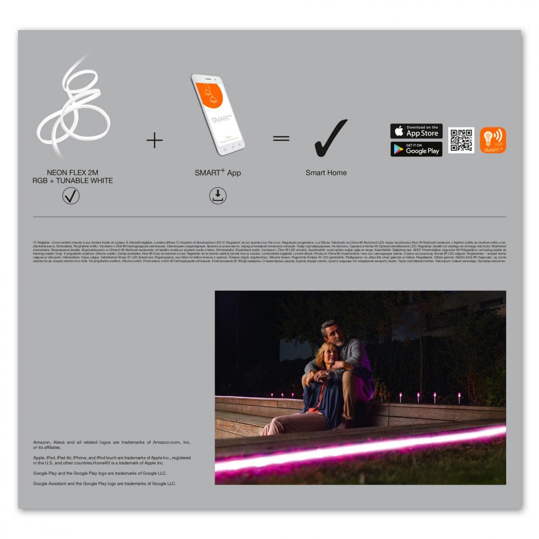 BANDA LEDVANCE SMART+WIFI NEON FLEX 3M, "000004058075504783" — miniatură