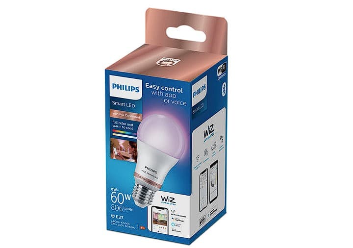 Bec LED RGB inteligent Philips, Wi-Fi, B, "000008719514372443" — miniatură