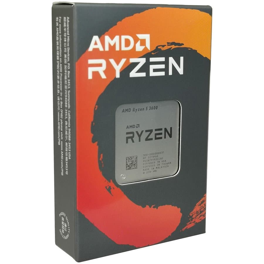 AMD CPU Desktop Ryzen 5 6C/12T 3600 (4.2GHz,36MB,65W,AM4) box, "100-100000031AWOF" (nu)