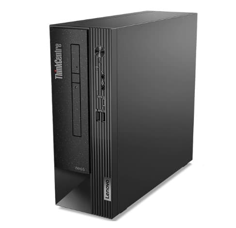 DESKTOP LENOVO, "ThinkCentre Neo 50s" Small Form Factor, CPU i5-12400, Intel UHD Graphics 730, memorie 8 GB, SSD 512 GB, unitate optica, tastatura si mouse, FreeDos, "11SX002WRI"