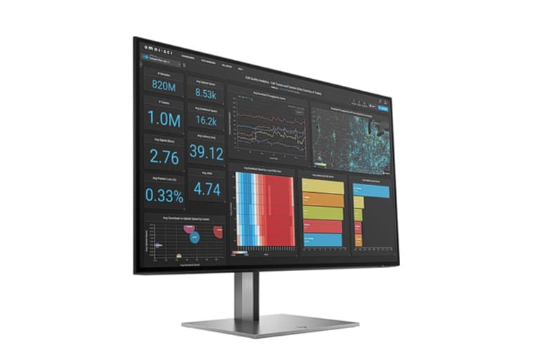 HP Z-Display Z27q G3 27inch IPS QHD 2560x1440 16:9 1000:1 350cd/m2 5ms HDMI 2.0 DP 1.4 4xUSB-A 3.2, "1C4Z7AA#ABB" — miniatură