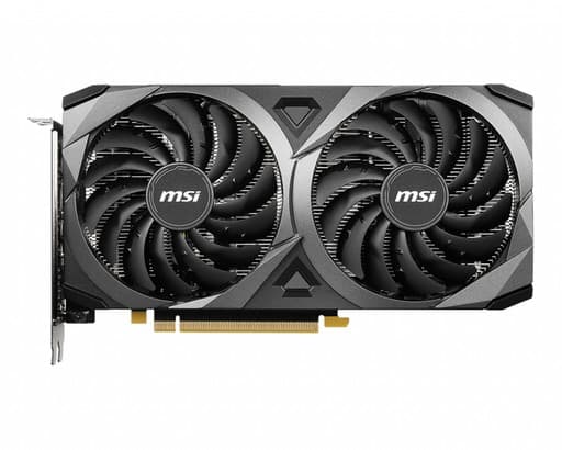 PLACA VIDEO MSI "GeForce RTX 3060 Ti VENTUS 2X 8G", 8 GB GDDR6 256 biti, PCI Express 4.0 x 16, HDMI DisplayPort x 3, sistem racire aer, "3060TIV2X OCV1 LHR"