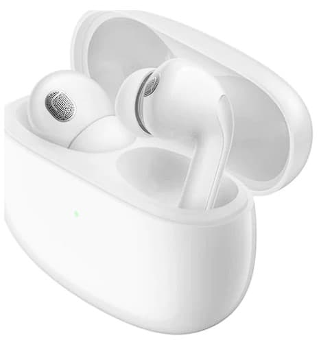 CASTI Xiaomi Buds 3T Pro, pt. smartphone, wireless, intraauriculare - butoni, microfon pe casca, conectare prin Bluetooth 5.2, alb, "34243" — miniatură