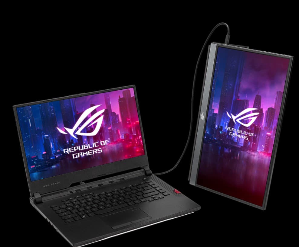 ASUS ROG Strix XG17AHPE 17.3inch gaming monitor, "90LM05G1-B02170" — miniatură