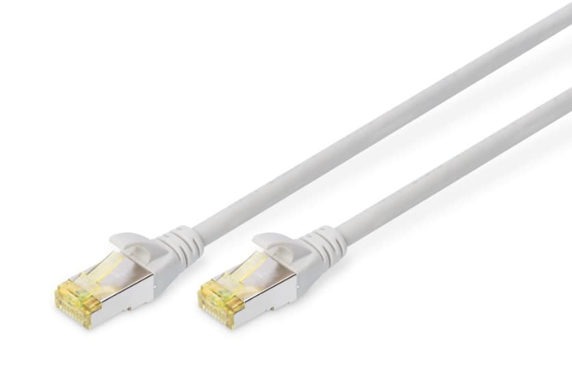 DIGITUS patchcable CAT6A 2.0m grey LSOH 4x2 AWG 26/7 twisted pair 2xRJ45 grey, "DK-1644-A-020"