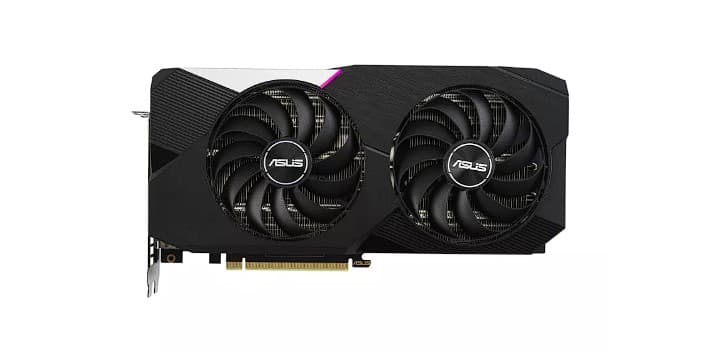 Asus GeForce Dual RTX 3060 Ti 8G OC V2, "DUAL-RTX3060TI-O82" — miniatură