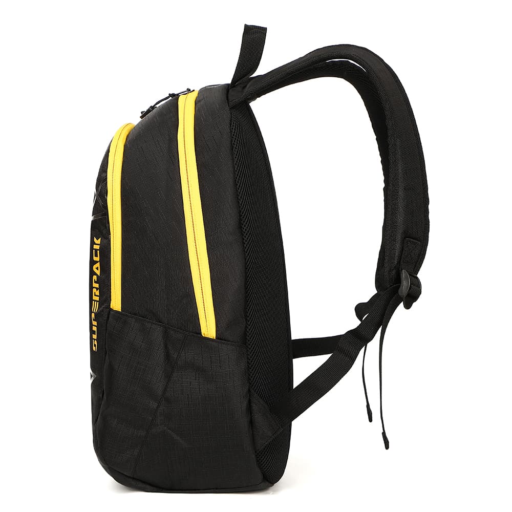 RUCSAC IGGY, 2 compartimente, 2 buzunare laterale, nylon, waterproof, 45x29x22.5cm, negru, 45506980 "Joy", "IGBP-JOY" — miniatură