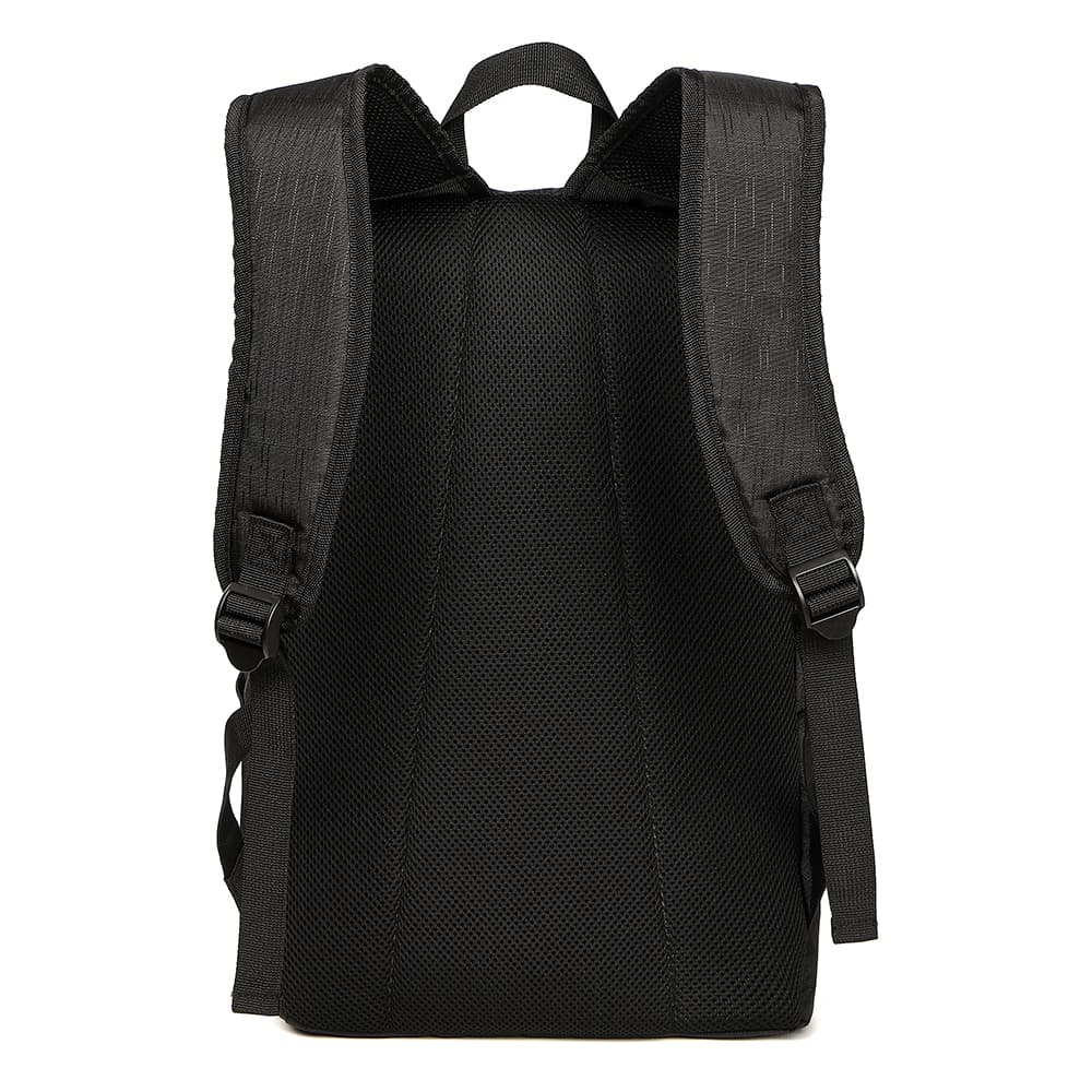 RUCSAC IGGY, 2 compartimente, 2 buzunare laterale, nylon, waterproof, 45x29x22.5cm, negru, 45506980 "Joy", "IGBP-JOY" — miniatură