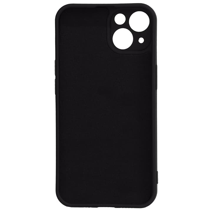 Husa Iphone 13 Spacer, grosime 2mm, material flexibil silicon + interior cu microfibra, negru "SPPC-AP-IP13-SLK" — miniatură