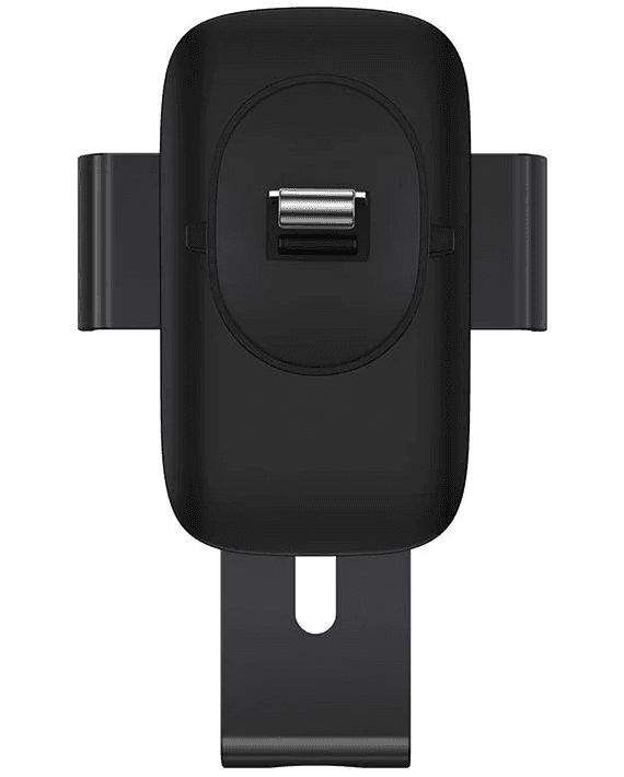 SUPORT AUTO Baseus Metal Age II pt. SmartPhone,fixare grila ventilatie,ofera posibilitatea reglarii unghiului de vizionare pe verticala si orizontala (360 de grade),negru "SUJS000001" - 6932172605216 — miniatură