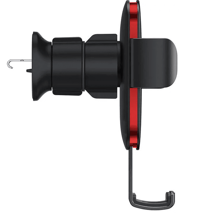 SUPORT AUTO Baseus Metal Age II pt. SmartPhone,fixare grila ventilatie,ofera posibilitatea reglarii unghiului de vizionare pe verticala si orizontala (360 de grade),negru "SUJS000001" - 6932172605216 — miniatură