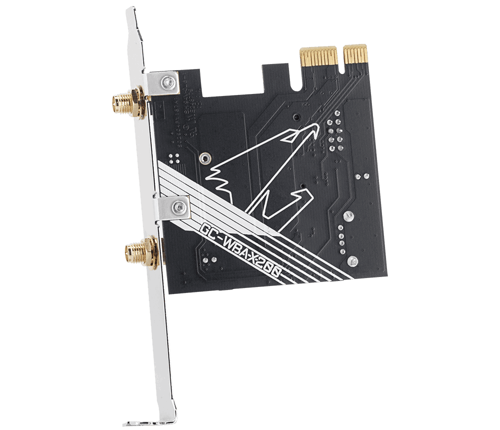 Adaptor wireless GIGABYTE GC-WBAX200, "GC-WBAX200" — miniatură